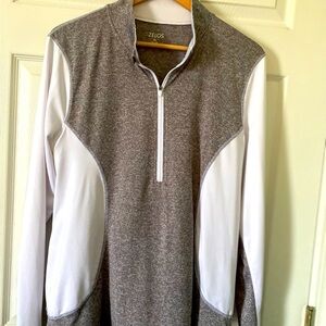 Zelos- Half-Zip Ladies Athletic pullover. Size XL